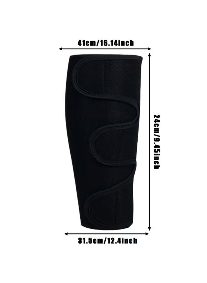 1 Pair Shin Splint Compression Sleeve for Swelling, Edema, Hiking, Training, Adjustable Calf Support, Shin Brace for Men and Women - Image 2